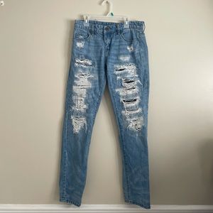 Blank NYC distressed jeans women’s 25 pants blue ripped